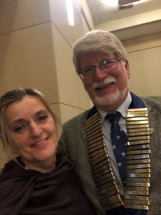 Slika br. 9. dr Jeff Petis predsjednik Apimondie, COLOSS učesnik i dugogodišnji prijatelj iz Bee Research Lab, USDA